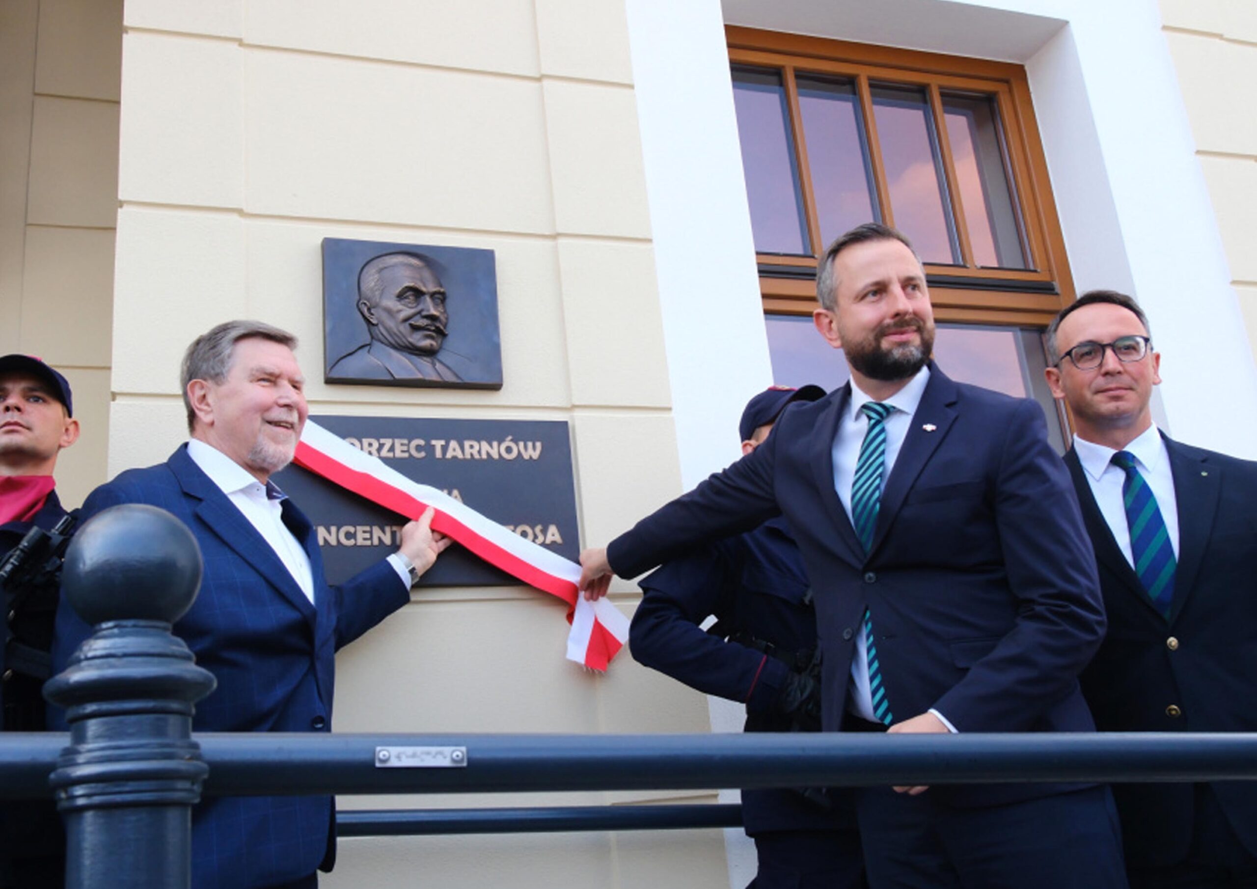 Unveiling of the plaque dedicated to Wincenty Witos by Deputy Prime Minister Władysław Kosiniak-Kamysz.